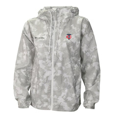 Minnesota Twins Women's Flash Challenger Full-Zip Hoodie Windbreaker Jacket Gray/White