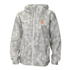 Baltimore Orioles Women's Flash Challenger Full-Zip Hoodie Windbreaker Jacket Gray/White