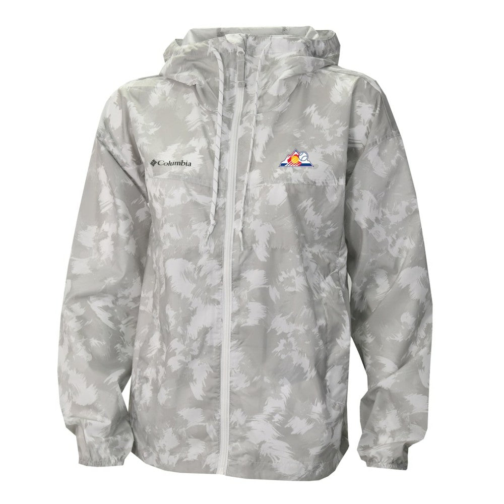 Colorado Rockies Women's Flash Challenger Full-Zip Hoodie Windbreaker Jacket Gray/White