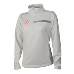 Boston Red Sox Women's Skiff Guide Fleece Half-Zip Pullover Jacket White