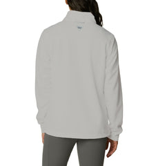 Tampa Bay Rays Women's Skiff Guide Fleece Half-Zip Pullover Jacket White
