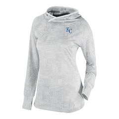 Kansas City Royals Women's Omni-Wick Sunday Ball Raglan Pullover Hoodie White