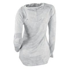 Kansas City Royals Women's Omni-Wick Sunday Ball Raglan Pullover Hoodie White