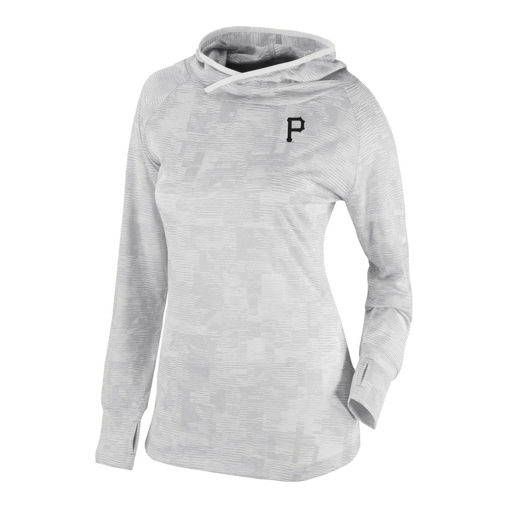 Pittsburgh Pirates Women's Omni-Wick Sunday Ball Raglan Pullover Hoodie White