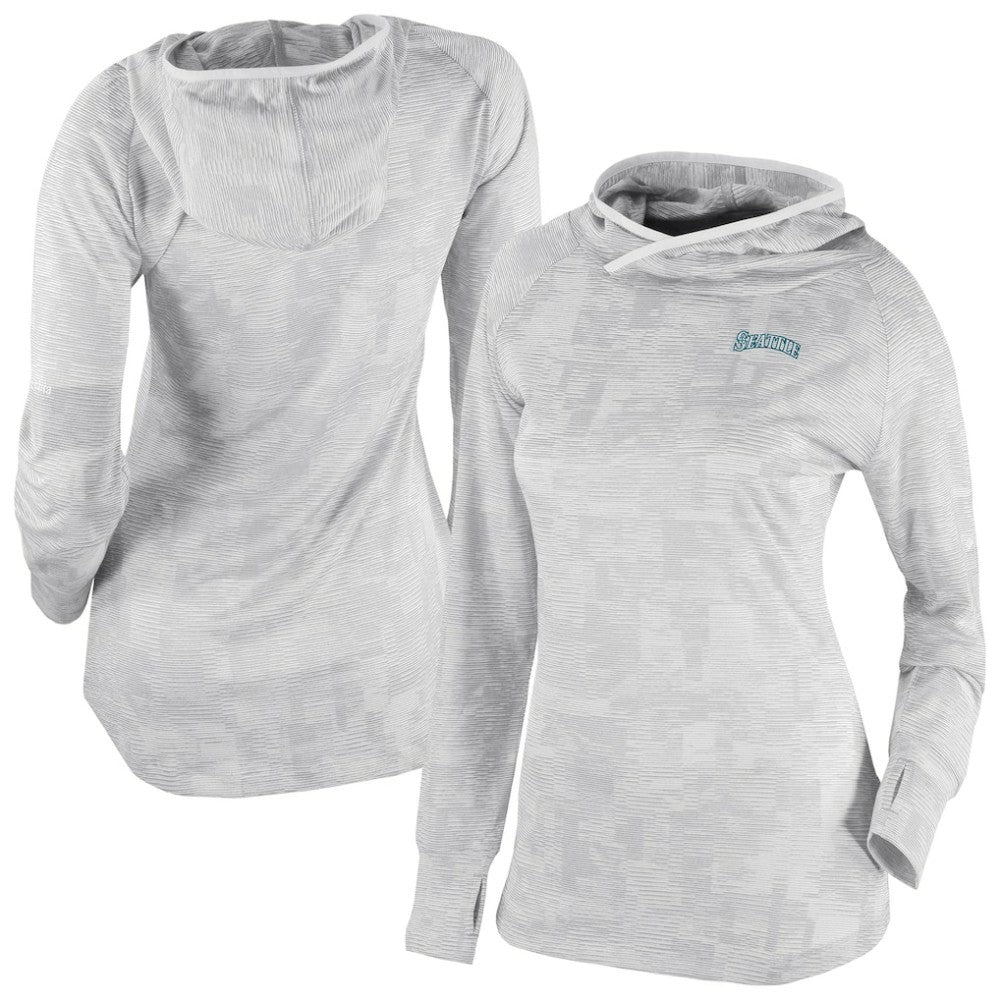 Seattle Mariners Women's Omni-Wick Sunday Ball Raglan Pullover Hoodie White