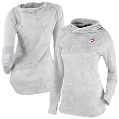 Toronto Blue Jays Women's Omni-Wick Sunday Ball Raglan Pullover Hoodie White