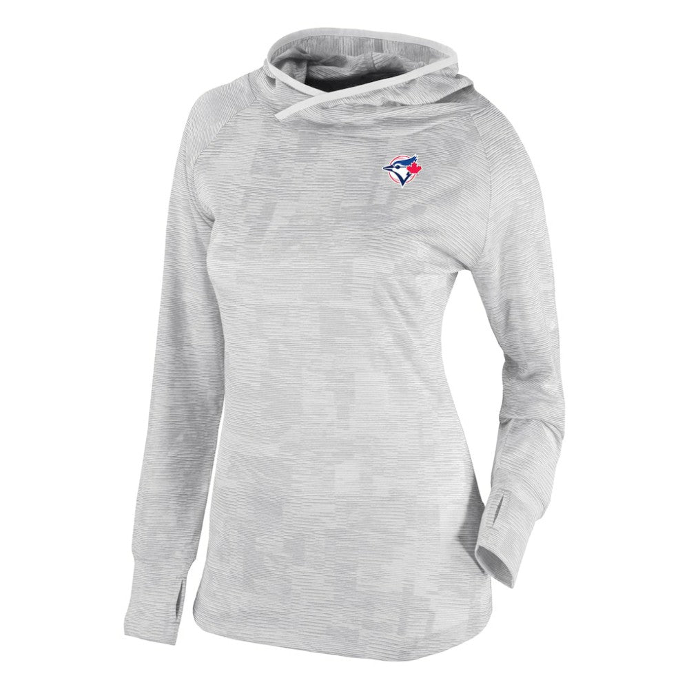 Toronto Blue Jays Women's Omni-Wick Sunday Ball Raglan Pullover Hoodie White