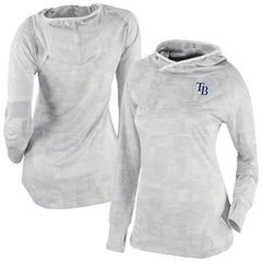 Tampa Bay Rays Women's Omni-Wick Sunday Ball Raglan Pullover Hoodie White