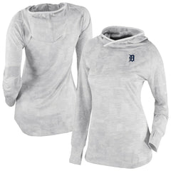 Detroit Tigers Women's Omni-Wick Sunday Ball Raglan Pullover Hoodie White