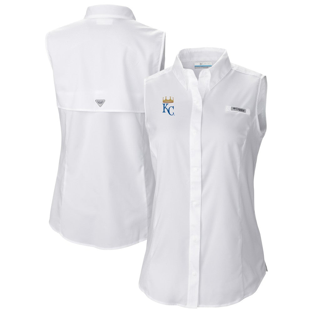 Kansas City Royals Women's Tamiami Sleeveless Shirt White