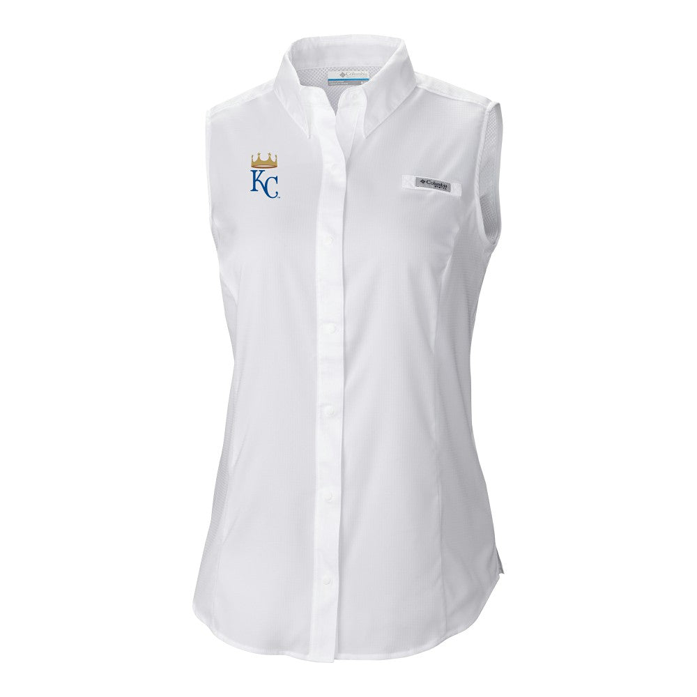 Kansas City Royals Women's Tamiami Sleeveless Shirt White