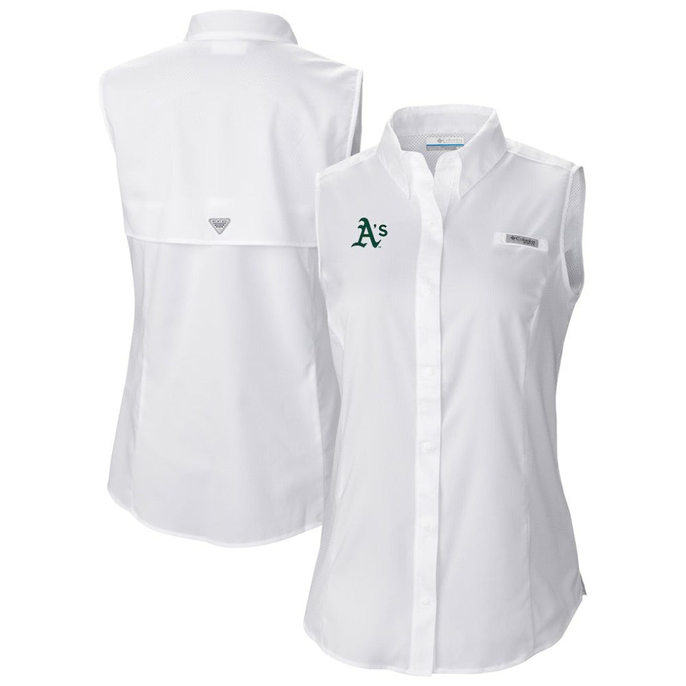 Athletics Women's Tamiami Sleeveless Shirt White