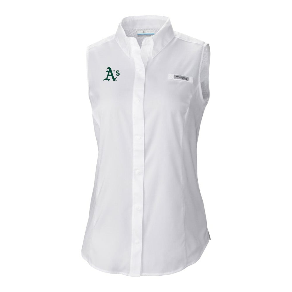 Athletics Women's Tamiami Sleeveless Shirt White