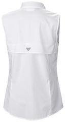 Cincinnati Reds Women's Tamiami Sleeveless Shirt White