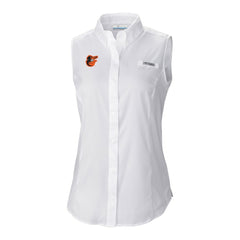 Baltimore Orioles Women's Tamiami Sleeveless Shirt White