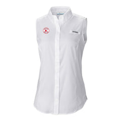 Boston Red Sox Women's Tamiami Sleeveless Shirt White
