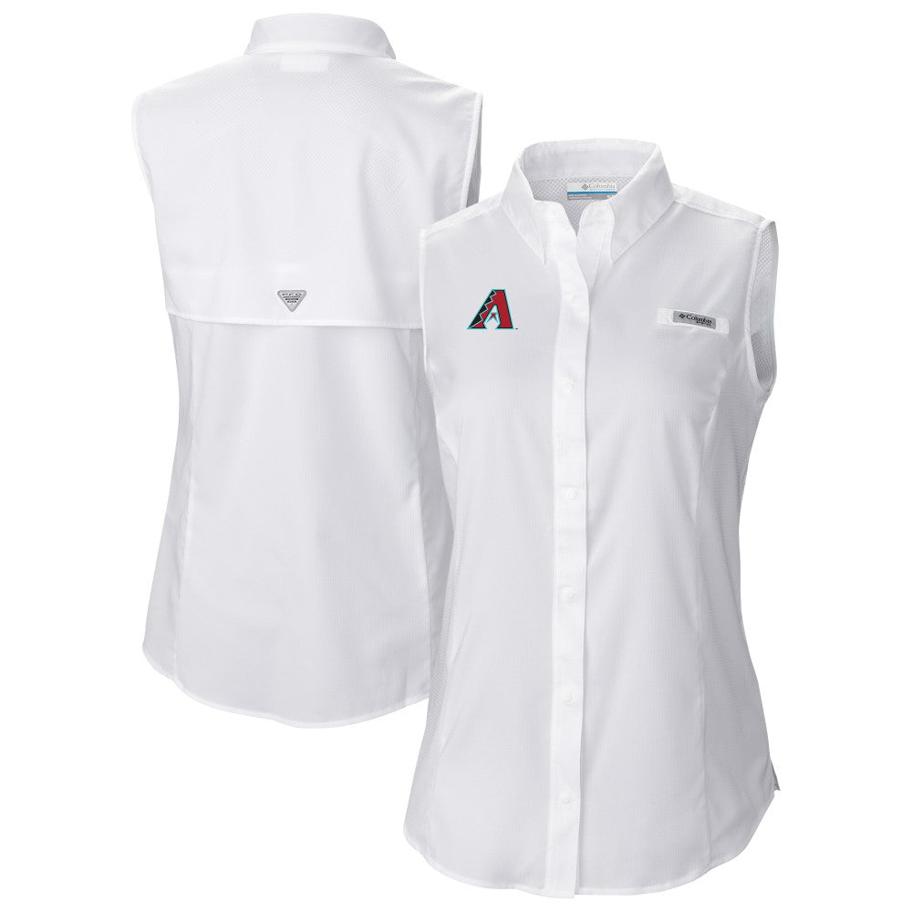Arizona Diamondbacks Women's Tamiami Sleeveless Shirt White