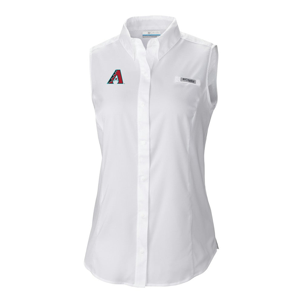 Arizona Diamondbacks Women's Tamiami Sleeveless Shirt White