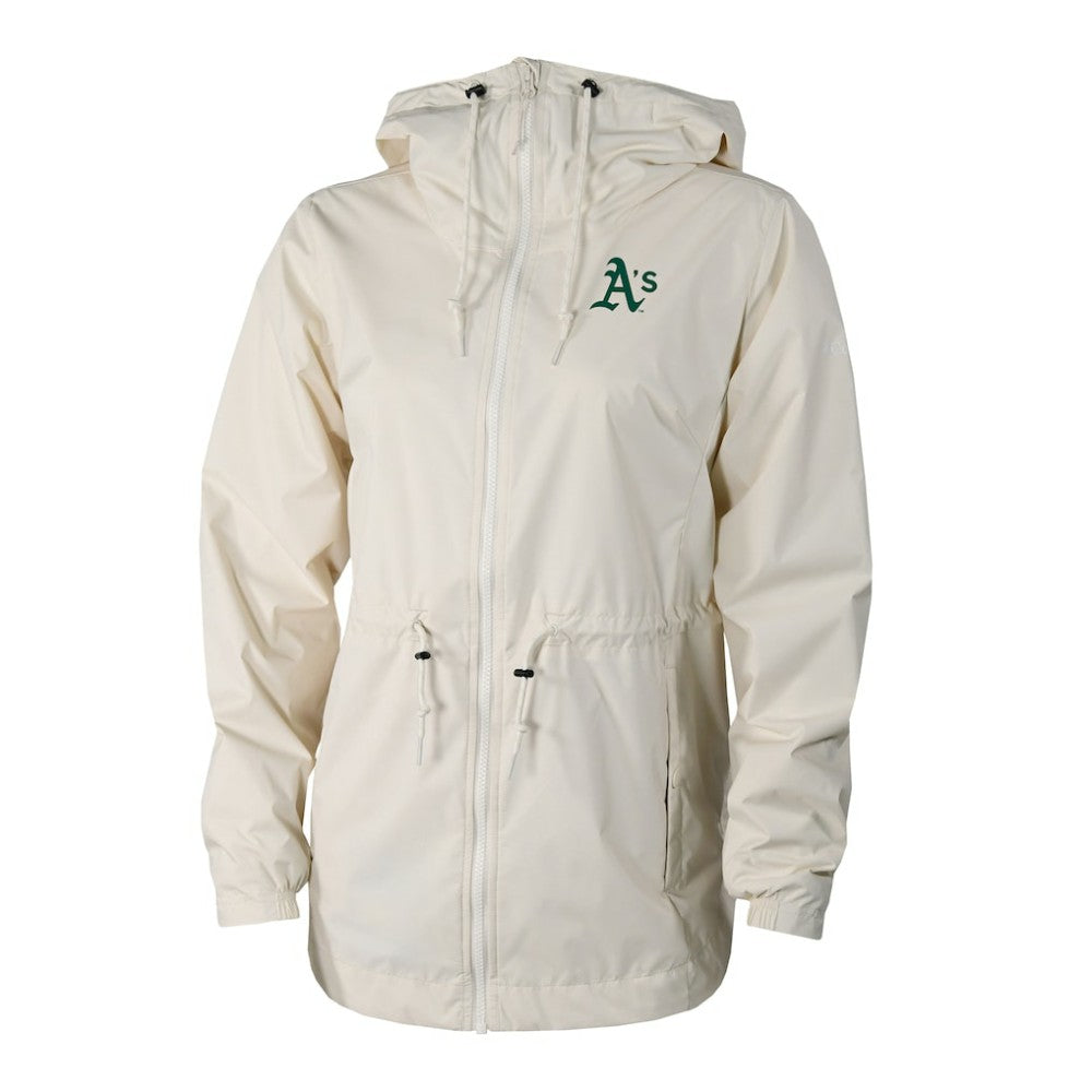 Athletics Women's Lily Park Full-Zip Rain Jacket Cream