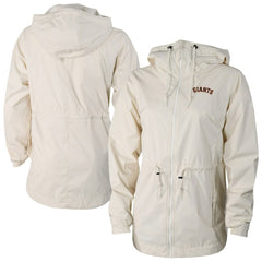 San Francisco Giants Women's Lily Park Full-Zip Rain Jacket Cream