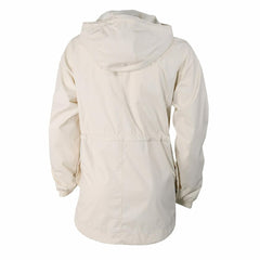 Texas Rangers Women's Lily Park Full-Zip Rain Jacket Cream