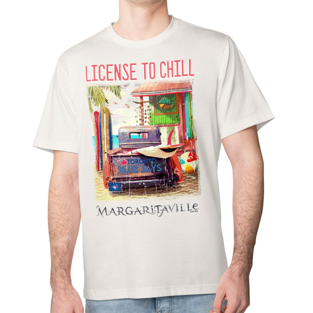 Toronto Blue Jays Margaritaville License to Chill T-Shirt Cream