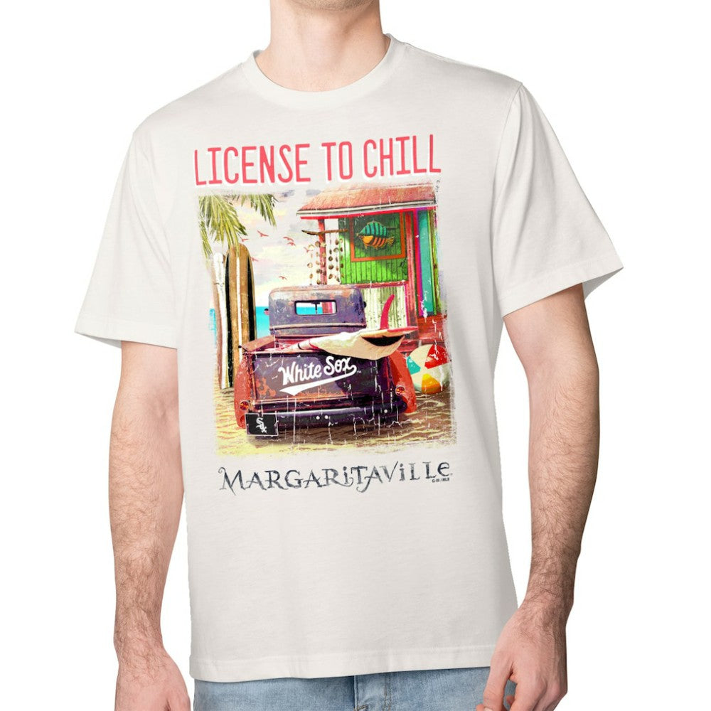 Chicago White Sox Margaritaville License to Chill T-Shirt Cream