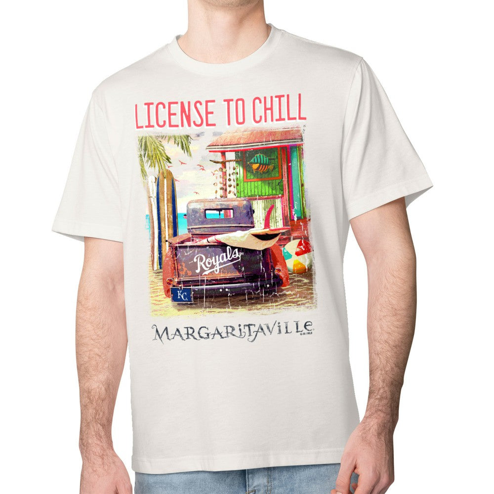 Kansas City Royals Margaritaville License to Chill T-Shirt Cream
