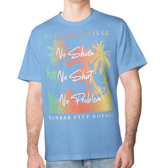 Kansas City Royals Margaritaville No Shirt, No Shoes, No Problem T-Shirt Blue