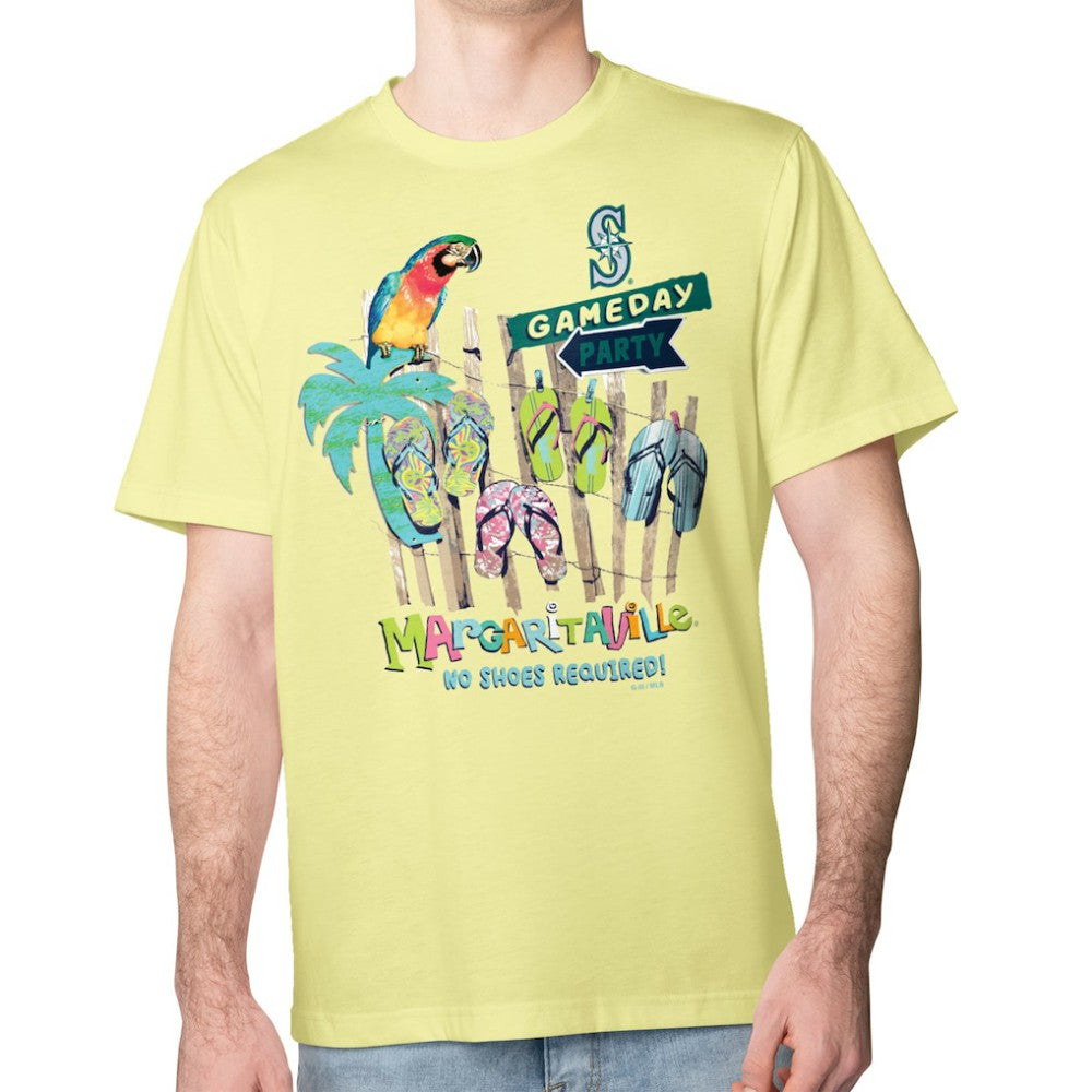 Seattle Mariners Margaritaville Gameday Party T-Shirt Yellow