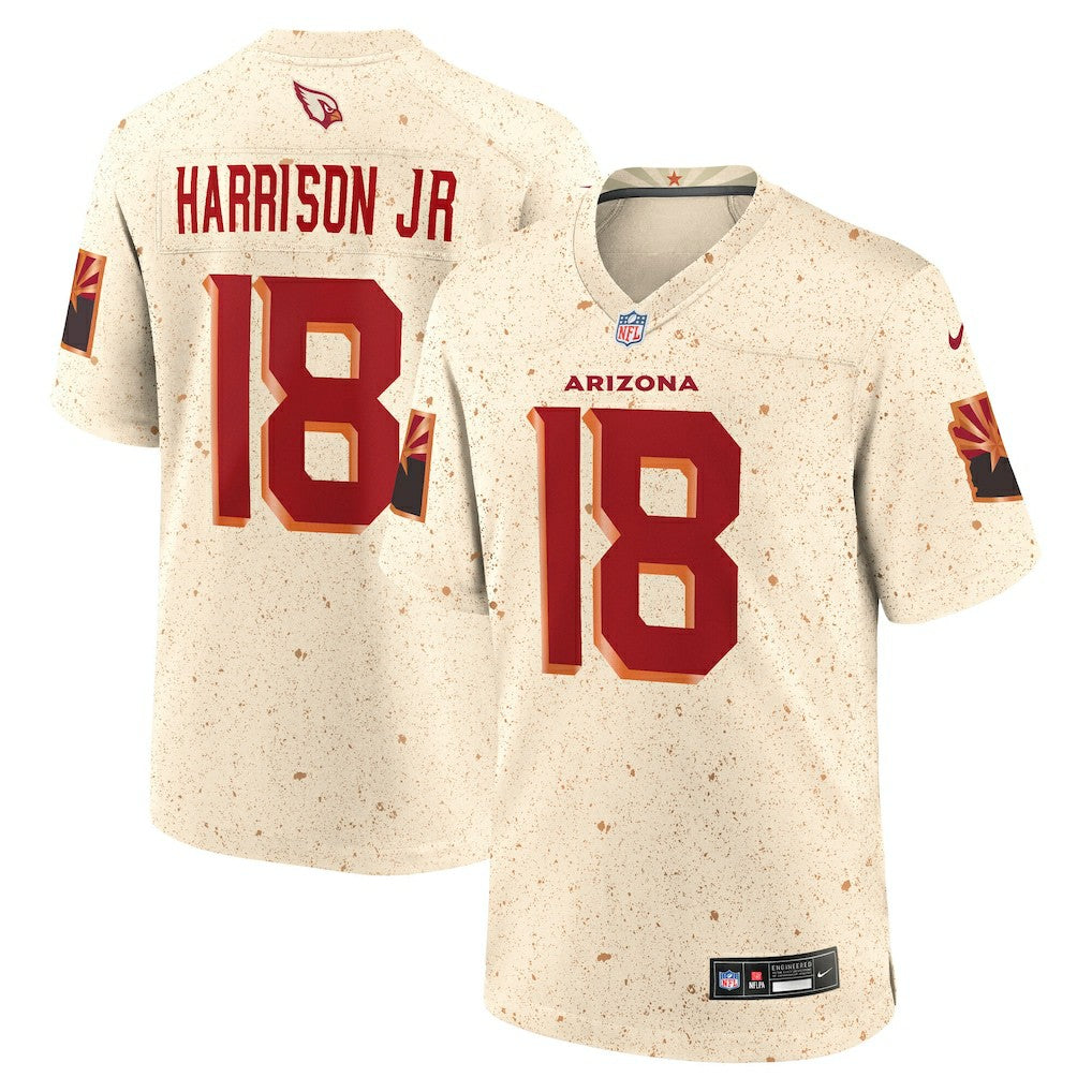 Marvin Harrison Jr. Arizona Cardinals 2025 Rivalries Collection Game Jersey - Natural cheap