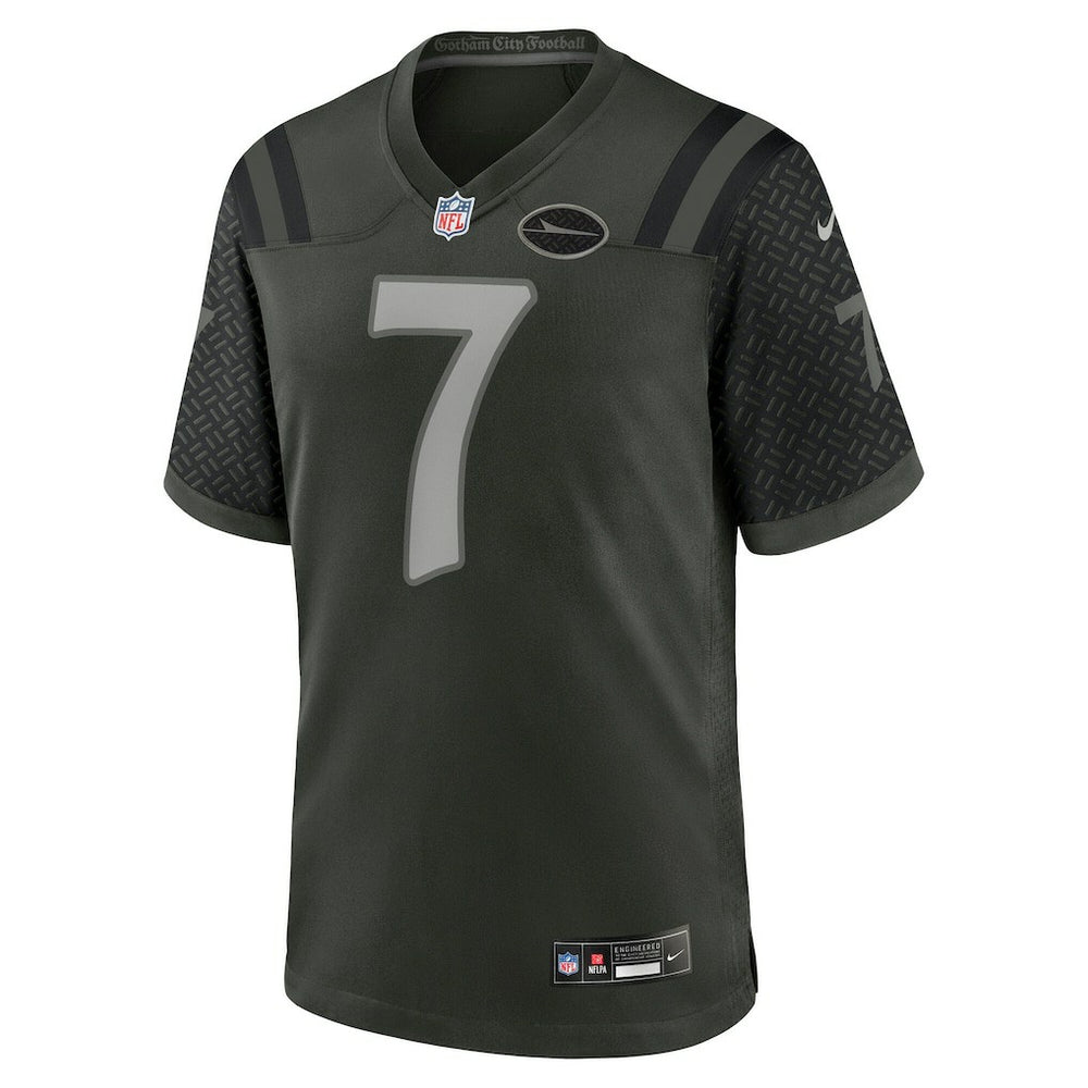 Justin Fields New York Jets 2025 Rivalries Collection Game Jersey - Gotham Green sale