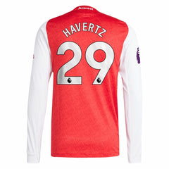 Kai Havertz Arsenal 2025/26 Home Long Sleeve Player Jersey - Red online