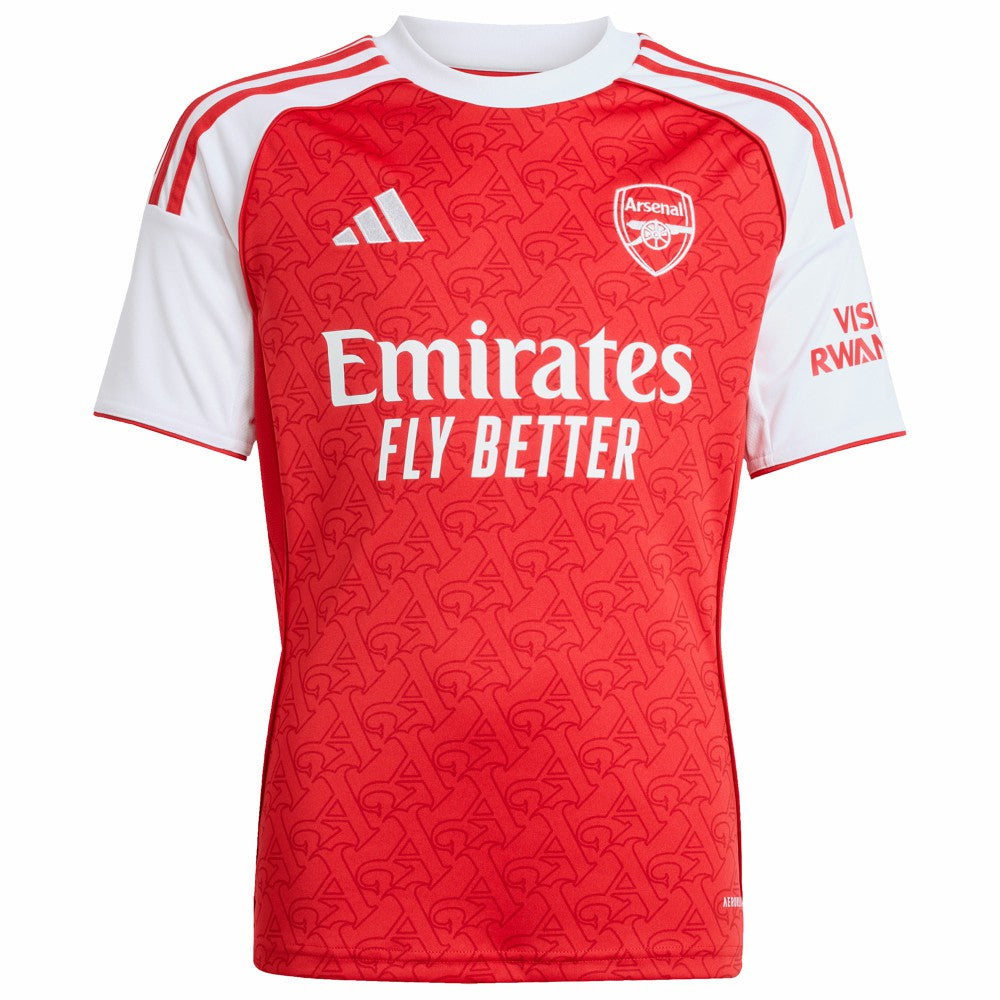 Bukayo Saka Arsenal Youth 2025/26 Home Replica Player Jersey - Red cheap