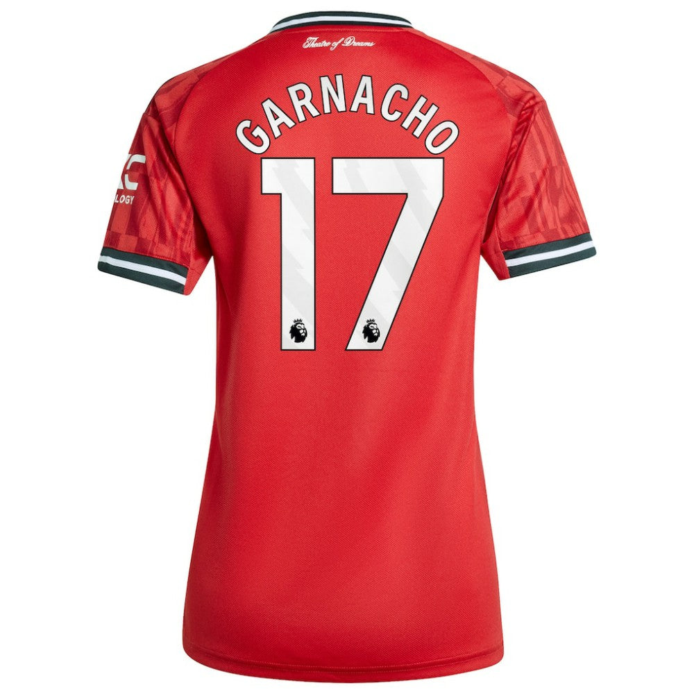 Alejandro Garnacho Manchester United Women's Home 2025/26 Replica Player Jersey - Red cheap