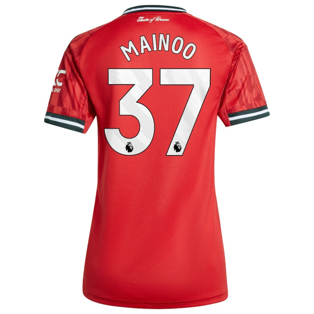 Kobbie Mainoo Manchester United Women's Home 2025/26 Replica Player Jersey - Red outlet