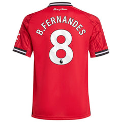 Bruno Fernandes Manchester United Youth Home 2025/26 Replica Player Jersey - Red outlet