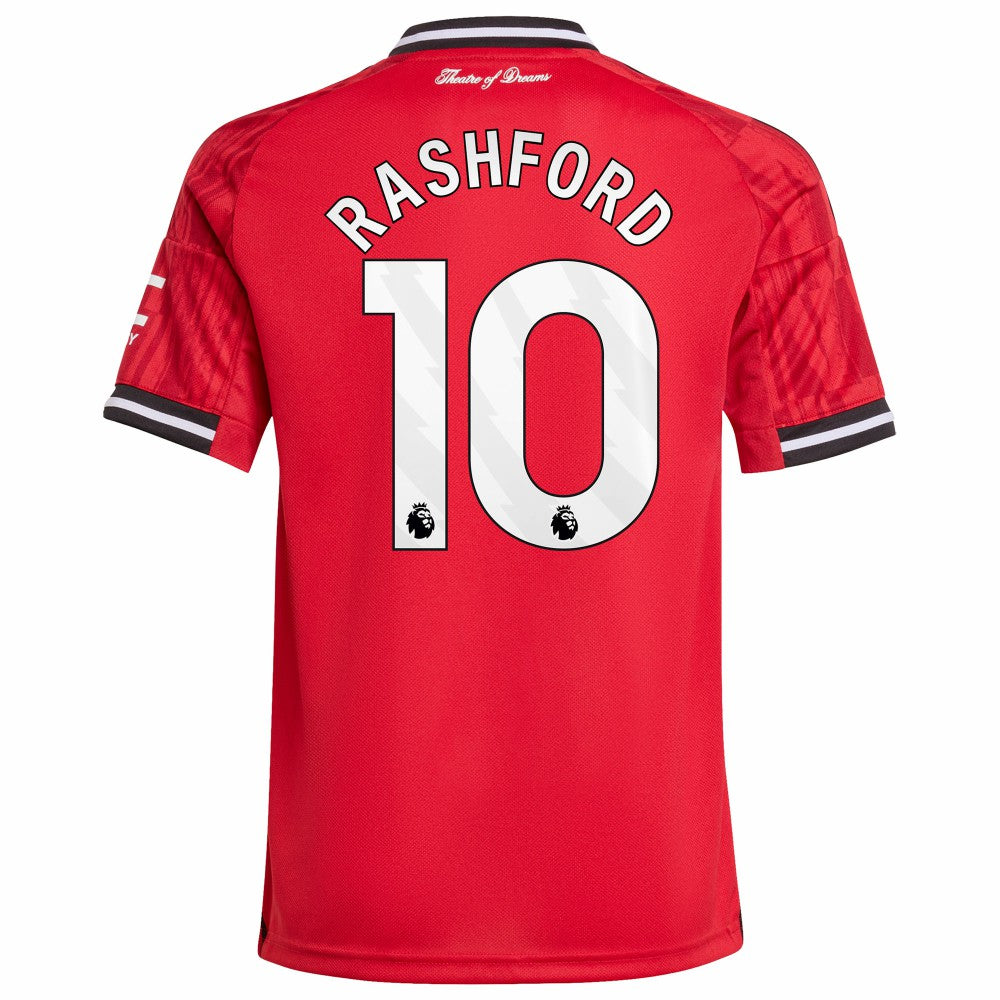 Marcus Rashford Manchester United Youth Home 2025/26 Replica Player Jersey - Red on sale
