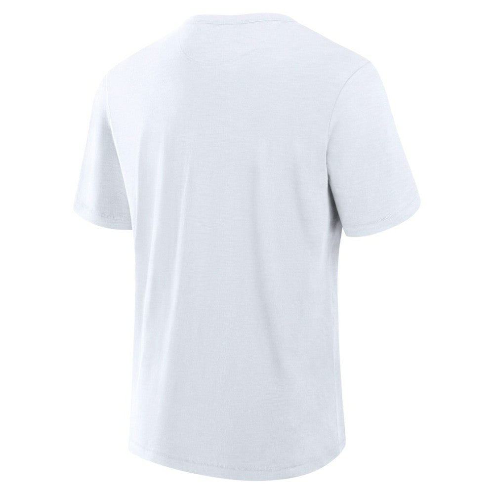 Utah Mammoth Fanatics Wordmark Stadium Slub T-Shirt - White T-shirts