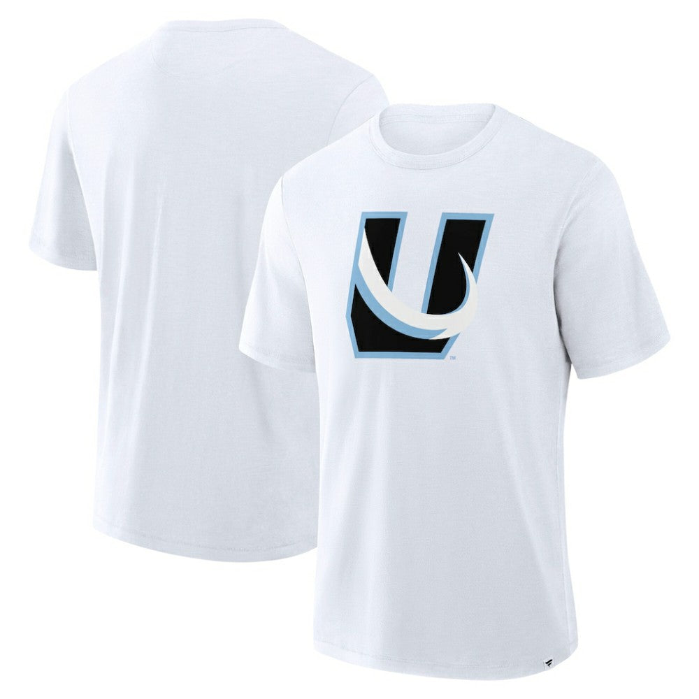 Utah Mammoth Fanatics Alternate Logo Stadium Slub T-Shirt - White T-shirts