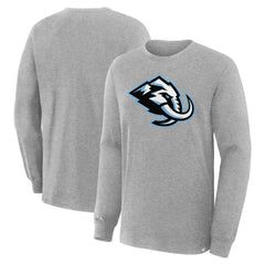 Utah Mammoth Fanatics Primary Logo Legacy Long Sleeve T-Shirt - Heather Gray T-shirts