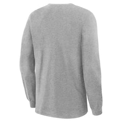 Utah Mammoth Fanatics Primary Logo Legacy Long Sleeve T-Shirt - Heather Gray T-shirts