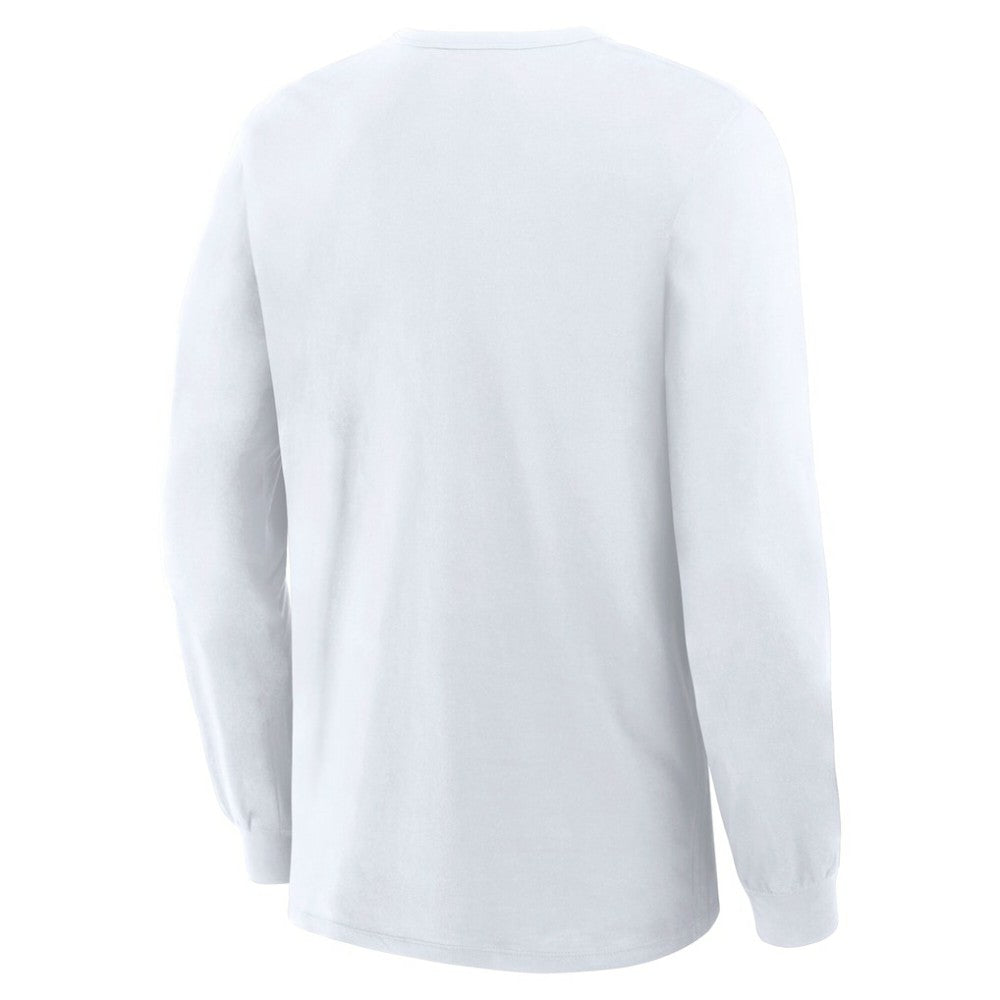 Utah Mammoth Fanatics Wordmark Legacy Long Sleeve T-Shirt - White T-shirts