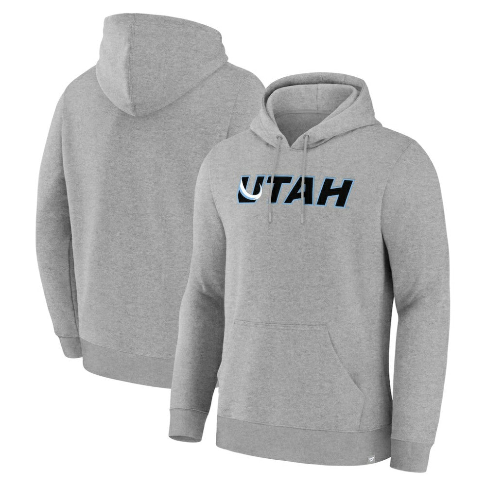 Utah Mammoth Fanatics Home Fleece Hoodie - Heather Gray Hoodies