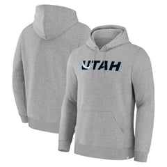 Utah Mammoth Fanatics Home Fleece Hoodie - Heather Gray Hoodies