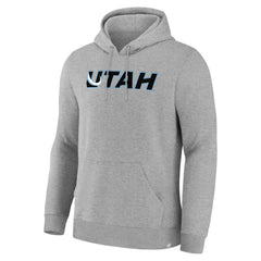 Utah Mammoth Fanatics Home Fleece Hoodie - Heather Gray Hoodies