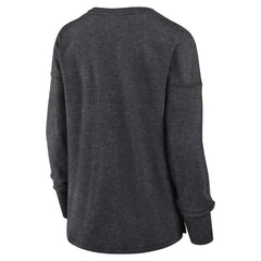 Utah Mammoth Fanatics Women's Primary Logo Legacy Long Sleeve T-Shirt - Heather Charcoal T-shirts