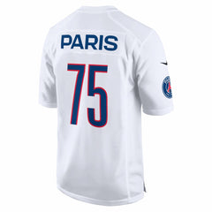 Paris Saint-Germain 2025 Soccer x NFL Game Jersey - White discount