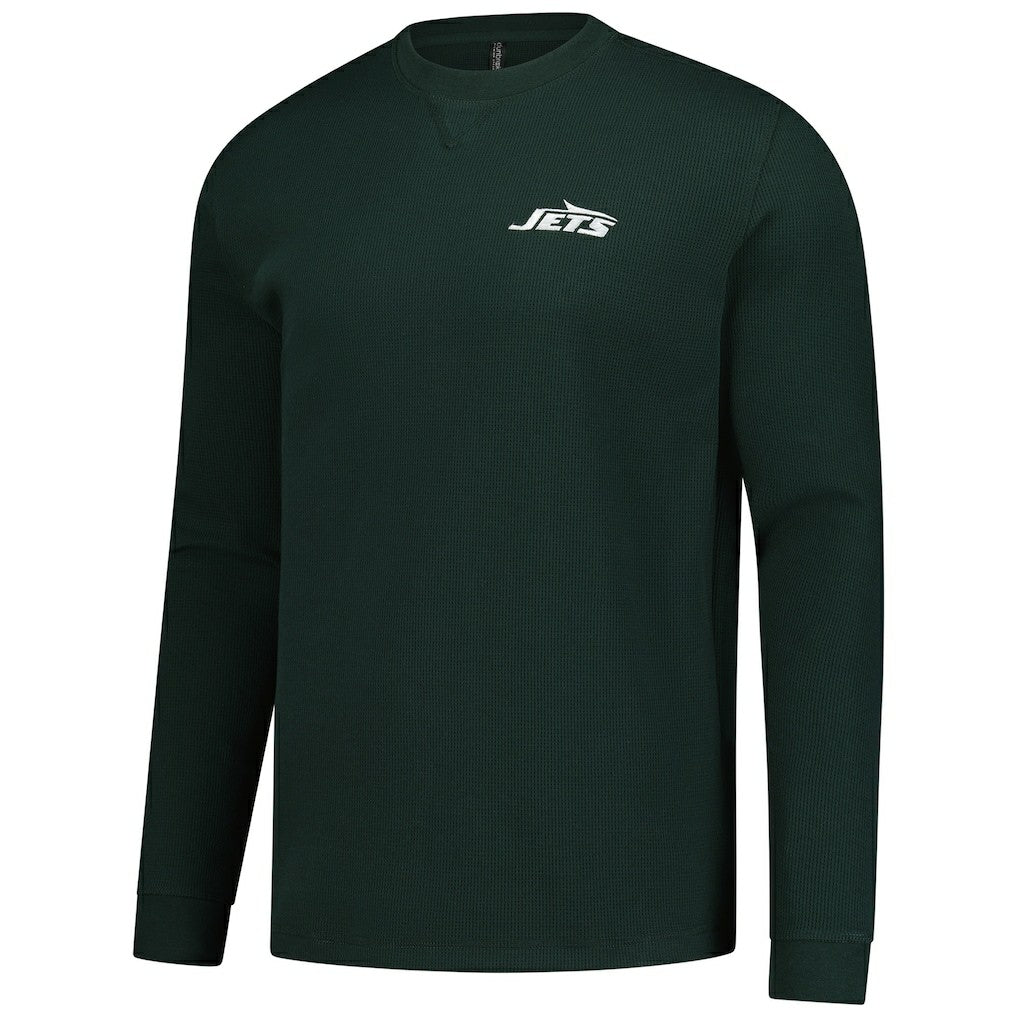 New York Jets Dunbrooke Cavalier Waffle Long Sleeve T-Shirt - Green for sale