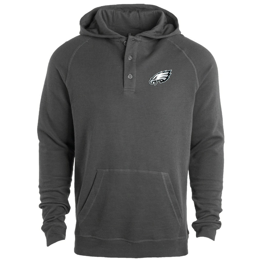 Philadelphia Eagles Dunbrooke Montana Raglan Thermal Hoodie - Gray discount